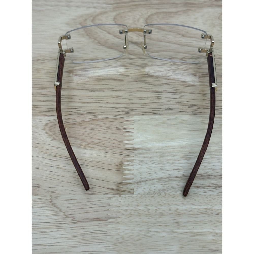 JIM HALO Ayla Eyeglasses Frames Unisex CZ and Gold Frames‎ Classy - Picture 4 of 11